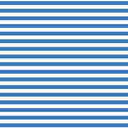 Horizontal Dress Stripe in Cerulean