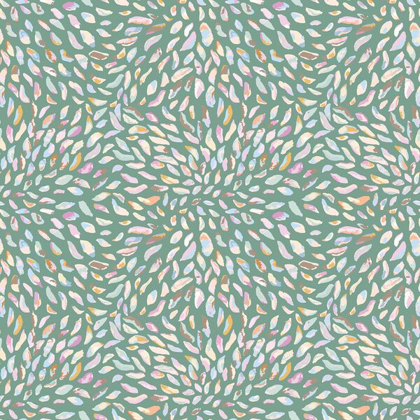 Petal Whirl in Willow Green