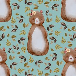 Autumn Bear in Pool