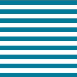 Horizontal Candy Stripe in Peacock