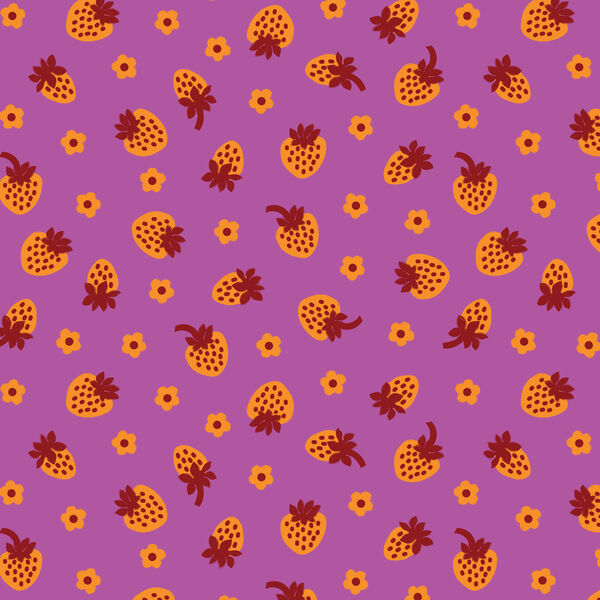 Strawberry Fraise in Purple