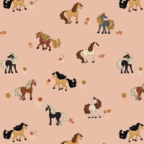 Horses in Pink