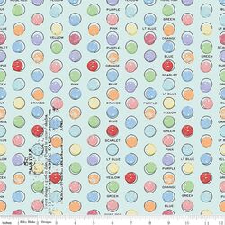 Egg Dye Dots in Aqua