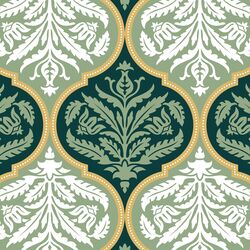 Damask in Emerald