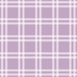 Twin Check in Dark Lavender