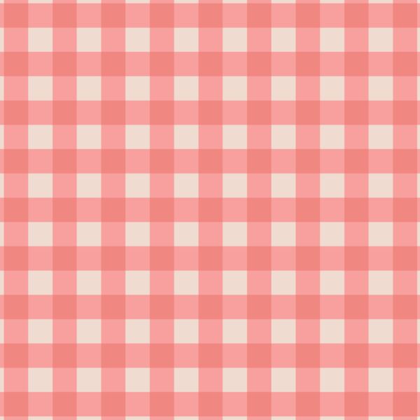 Big Gingham in Sweet Strawberry