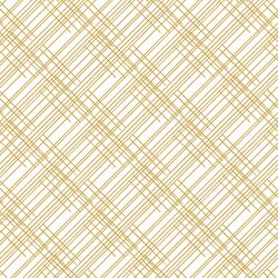 Thatched in Straw on White