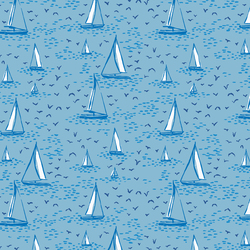 Regatta Day in Blue