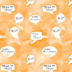 Hello Halloween in Apricot