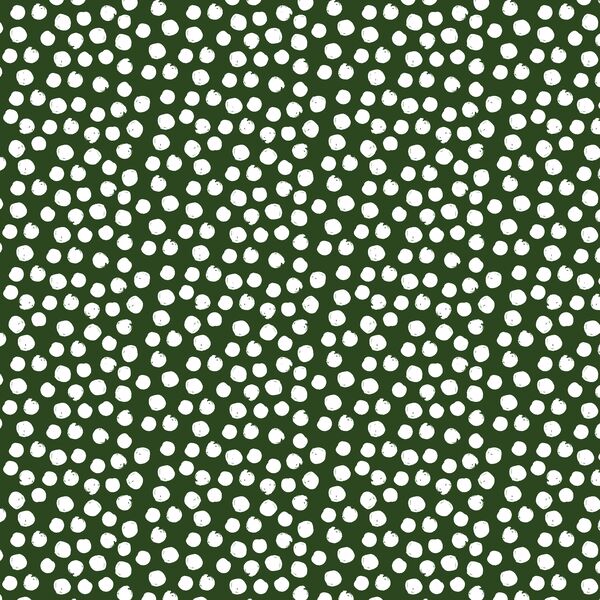 Painted Dot in White on Wintergreen
