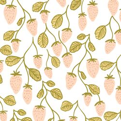 Large Strawberries in Blush