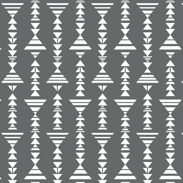 Little Tribal Stripe in Charcoal