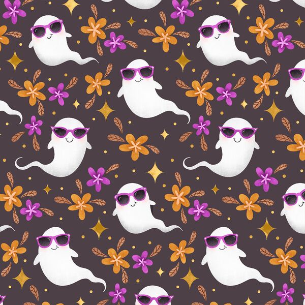 Booojee Ghost Floral in Spooky