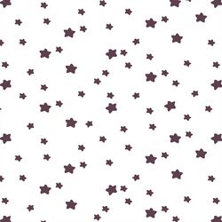 Star Light in Raisin on White