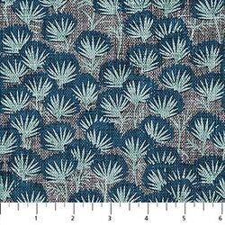 Leaves in Teal
