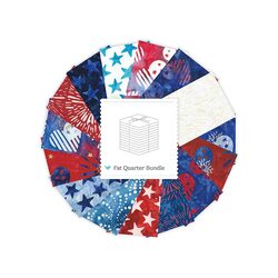 Spark of Celebration Liberty Batiks Fat Quarter Bundle in A