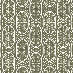 Spring Medallion in Olive Green