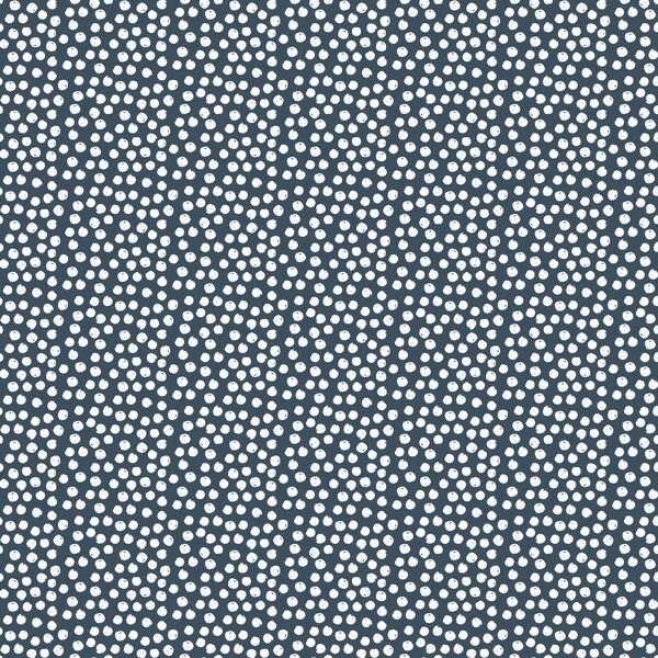 Winter Dot in Evening Blue