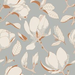 Magnolia Bloom in Grey