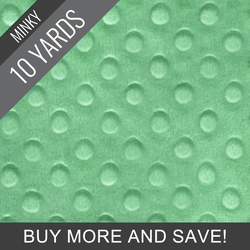Minky Dimple Dot in Dark Seaglass - 10 Yard Quick Cut