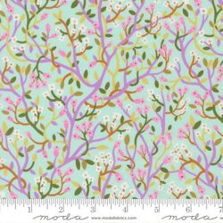 Pastel Jungle in Aqua