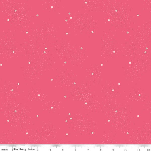 Dainty Daisy in Riley Raspberry