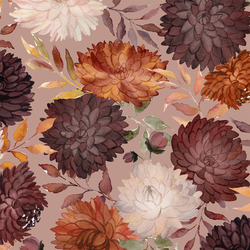 Autumn Enchantment in Dusty Rose
