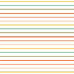 Sweet Stripes in Peachy Sunflower Girl