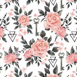 October Roses in White