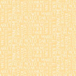 Garden Text in Warm Sunlight