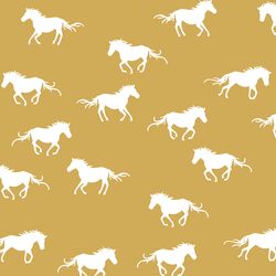 Horse Silhouette in Straw