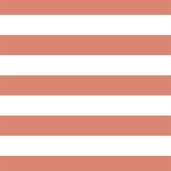 Horizontal Play Stripe in Desert Rose