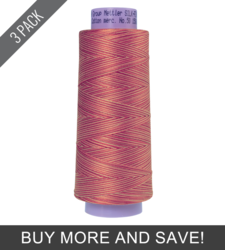 Falling Leaves (9090-9858) - Silk Finish Cotton Multi 50wt - 1500 Yards (3 Pack)