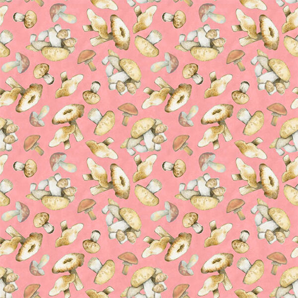 Mushroom Toss in Medium Pink