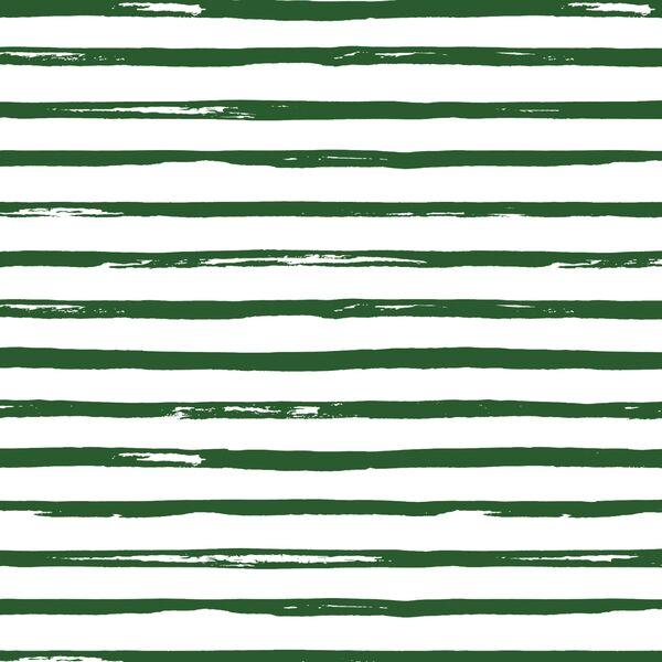 Watercolor Stripes in Evergreen