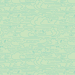 Skyscape in Pistachio