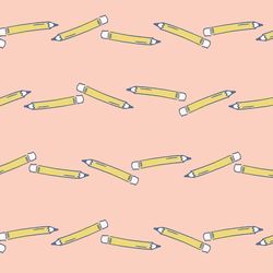Pencils in Soft Peach