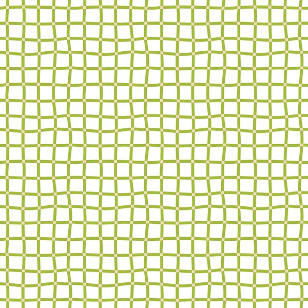 Wavy Gingham in Grassy