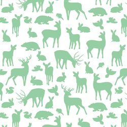 Forest Friends in Sprout on White
