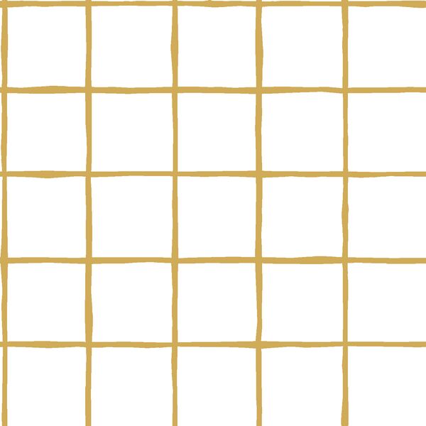 Windowpane in Straw on White