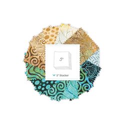Modern Motion Coastal Batiks 5" Square Pack in B
