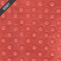Minky Dimple Dot in Poppy