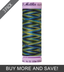Lakeside View (9075-9815) - Silk Finish Cotton Multi 50wt - 109 Yards (3 Pack)