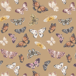 Butterfly Autumn in Light Gold