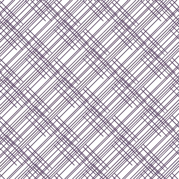 Thatched in Aubergine on White