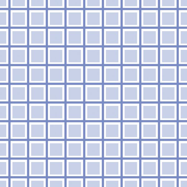 Checkered Fences in Periwinkle Blue