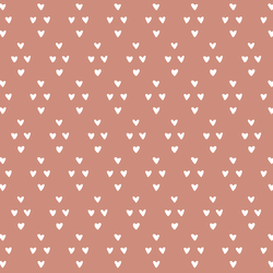 Sweet Hearts in Warm Rose