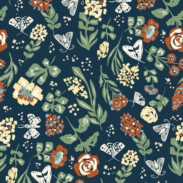 Wildflower in Dark Teal