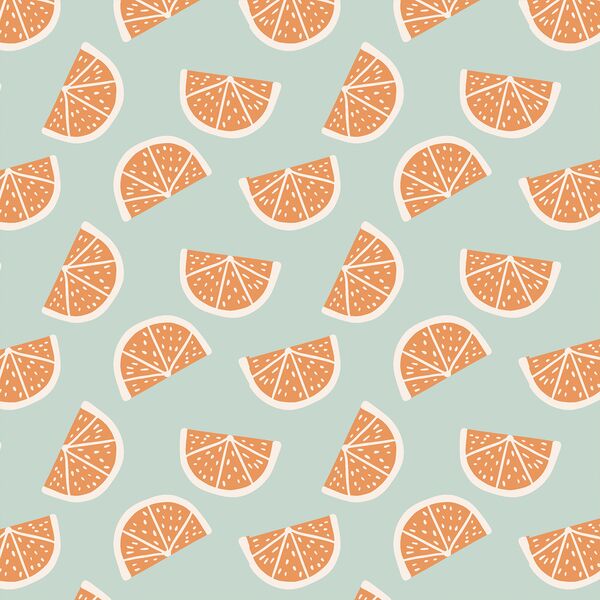 Boho Grapefruit in Aqua