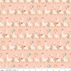 Goose Stroll in Pink